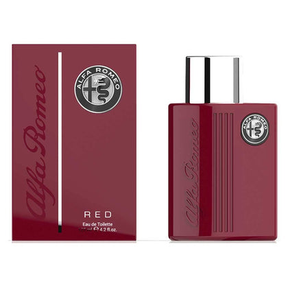 Flacon d'eau de toilette Alfa Romeo Rouge 125 ml vue avant