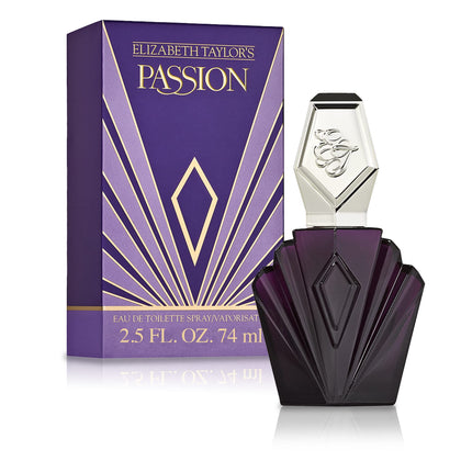 Flacon d'Eau de Toilette Elizabeth Taylor Passion 75ml vue avant