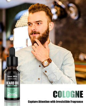 Flacon d'huile à barbe parfum vanille ISNER MILE