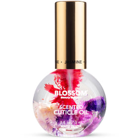 Flacon d'huile à cuticules Blossom avec fleurs naturelles, 15 ml