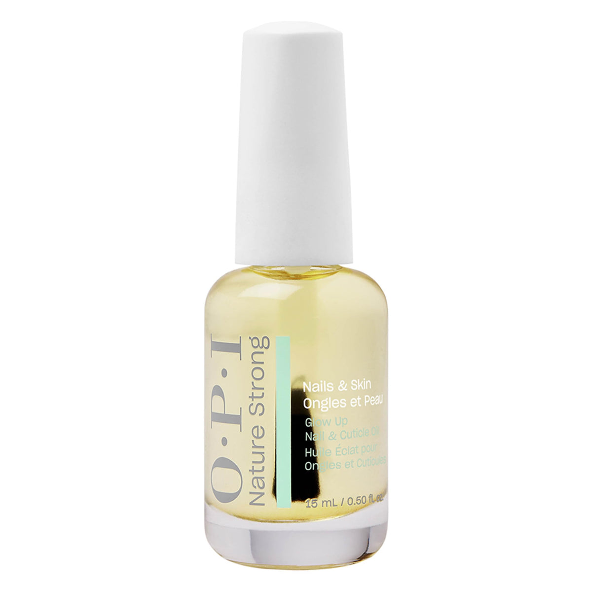 Flacon d'huile à cuticules OPI Glow Up 15 ml vue de face
