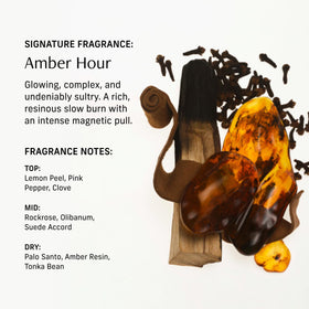 Flacon d'huile de parfum CYKLAR Ambre Heure 15ml sur une surface en bois