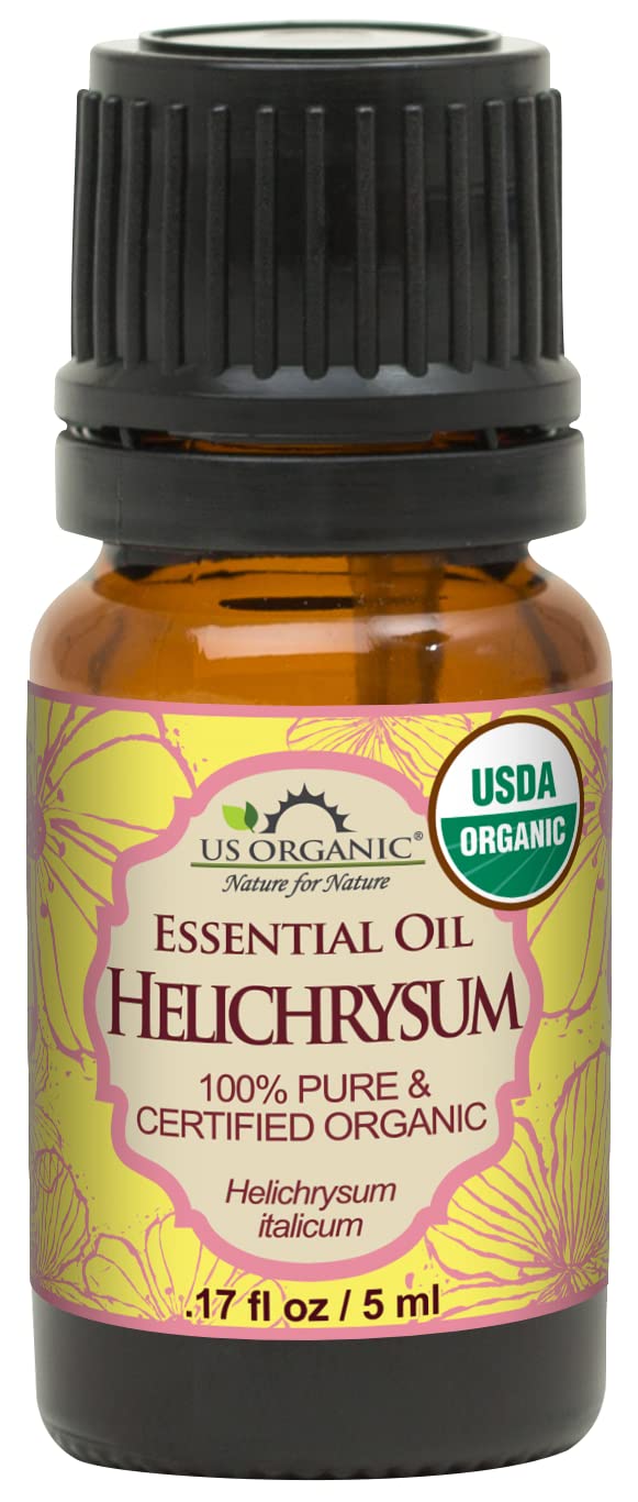 Flacon d'huile essentielle d'hélichryse US Organic 5 ml