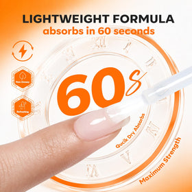 Flacon d'huile pour ongles Modelones sur fond blanc
