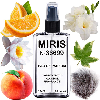 Flacon de 100 ml d'Eau de Parfum MIRIS avec design élégant
