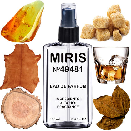 Flacon de 100 ml d'Eau de Parfum MIRIS pour homme, vue avant