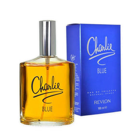 Flacon de 100 ml d'Eau de Toilette Charlie Blue de REVLON, vue avant
