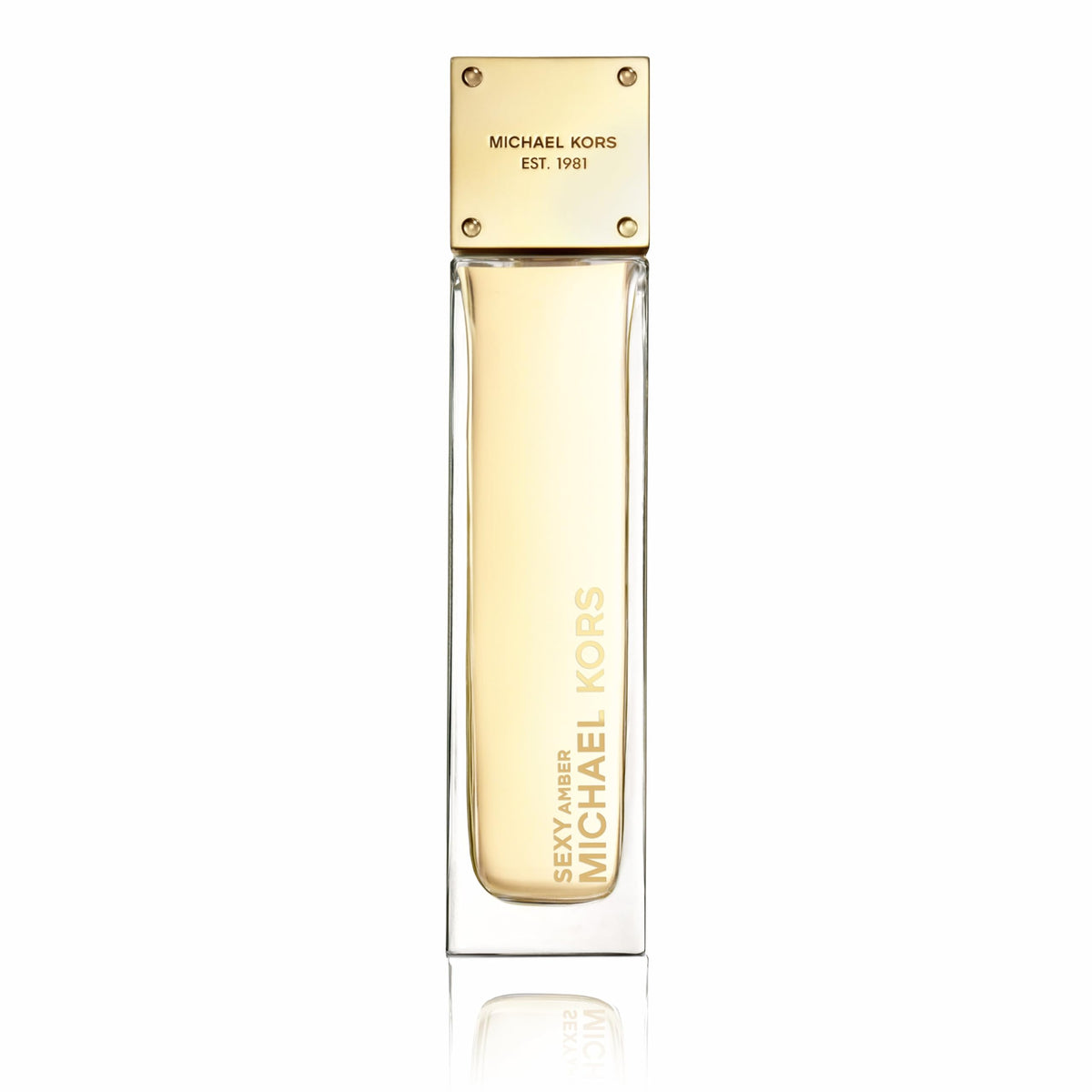 Flacon de 100 ml de Sexy Amber de Michael Kors avec plaque dorée