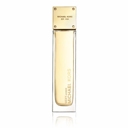 Flacon de 100 ml de Sexy Amber de Michael Kors avec plaque dorée