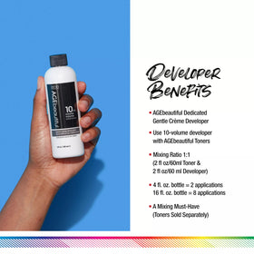 Flacon de 141 g de développeur crème AGE beautiful