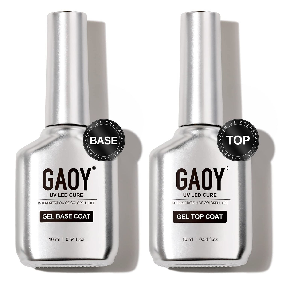 Flacon de 16ml Vernis Gel GAOY Top Coat vu de face