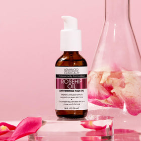 Flacon de 281g d'huile de rosier sauvage Advanced Clinicals
