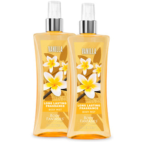 Flacon de brume parfumée Body Fantasies Vanille 240 ml vue de face