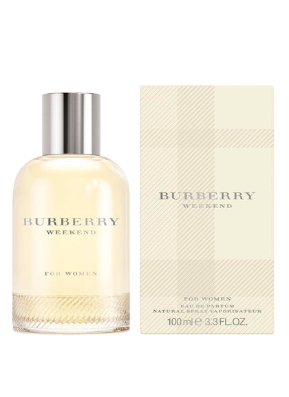 Flacon de BURBERRY Weekend Eau de Parfum 100 ml avec design élégant