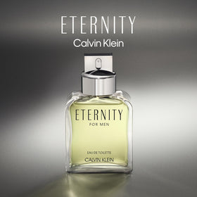 Flacon de Calvin Klein Eternity Eau de Toilette 200 ml pour Homme sur table