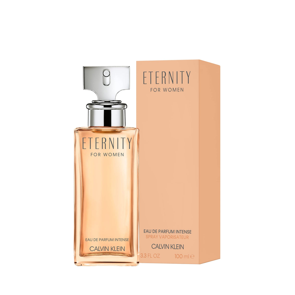 Flacon de Calvin Klein Eternity Intense Eau de Parfum Femme 100ml avec bouchon