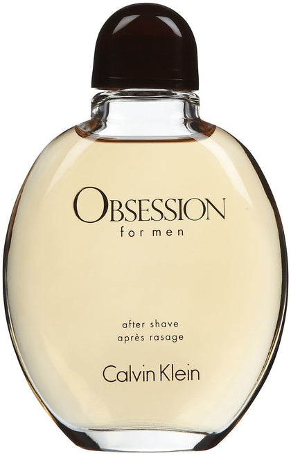 Flacon de Calvin Klein Obsession Après-Rasage 125ml avec packaging