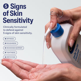 Flacon de Cetaphil Nettoyant Visage avec étiquette