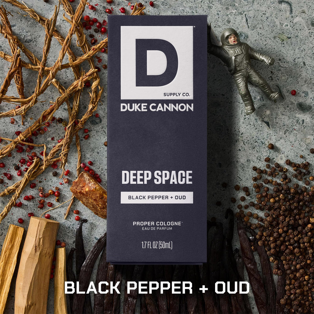 Flacon de cologne Duke Cannon Deep Space 1,7 fl oz avec bouchon