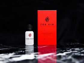 Flacon de Cologne pour Homme RawChemistry avec fond naturel