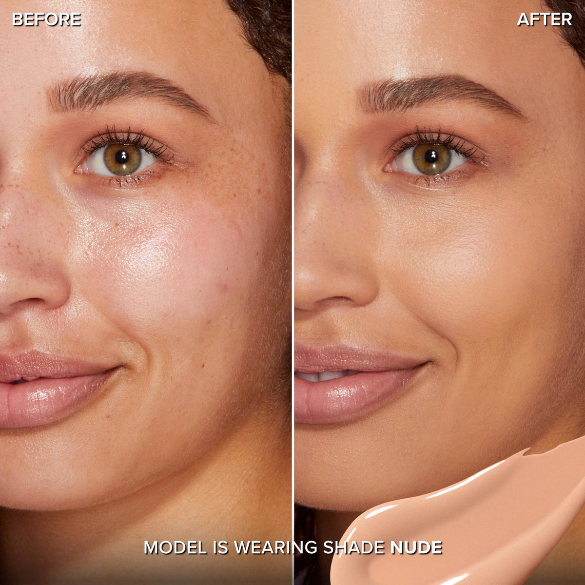 Flacon de concealer Too Faced avec étiquette en gros plan