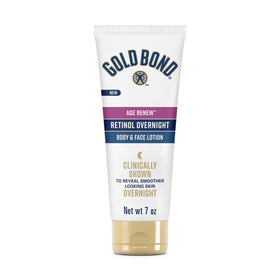 Flacon de crème hydratante Gold Bond Retinol 7 oz vue de face