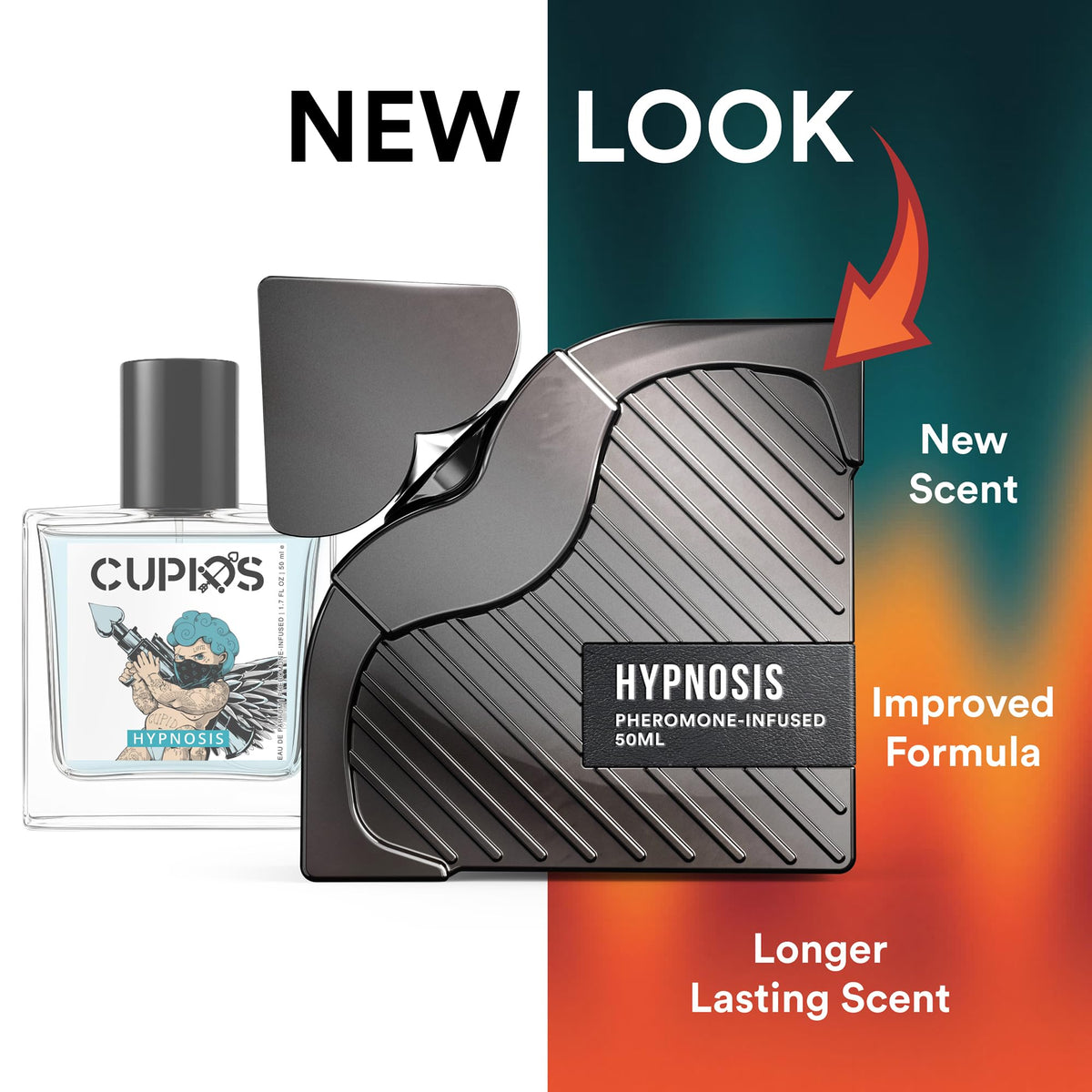 Flacon de Cupids Hypnosis 3.0 Eau de Parfum pour Hommes 50ml avec un fond neutre