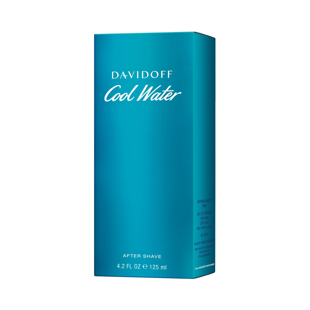 Flacon de Davidoff Cool Water Aftershave Splash 340g avec notes marines