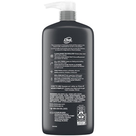 Flacon de Dial Gel Douche 3-en-1 pour Homme avec étiquette vue de près