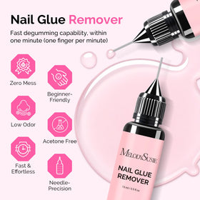 Flacon de dissolvant de colle à ongles MelodySusie 15ml avec embout applicateur