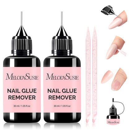 Flacon de dissolvant de colle à ongles MelodySusie 30ml vue avant