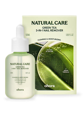 Flacon de dissolvant ohora 3-en-1 au thé vert 50mL vue de face