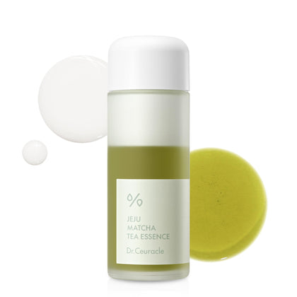 Flacon de Dr.Ceuracle Jeju Matcha Tea Essence 150ml vue de face