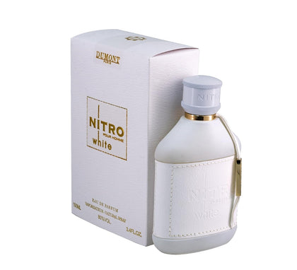 Flacon de Dumont Nitro White 100 ml vue avant avec design élégant