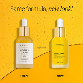 Flacon de Farmacy Honey Grail avec étiquette visible