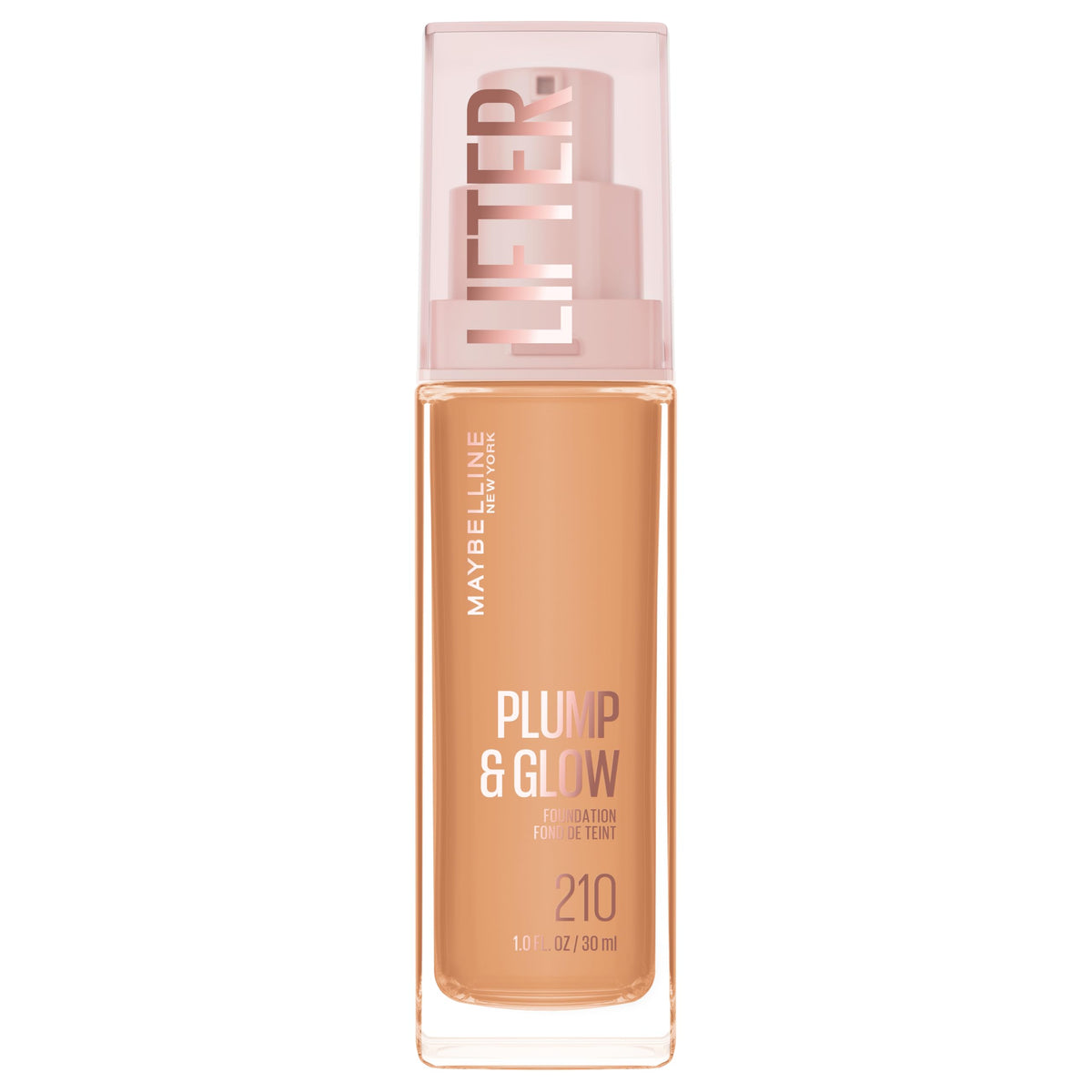 Flacon de fond de teint Lifter Plump & Glow MAYBELLINE 210, vue avant
