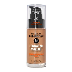 Flacon de fond de teint REVLON ColorStay 320 Beige Véritable, vue de face