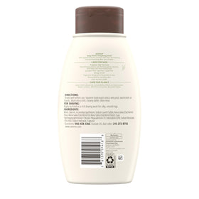 Flacon de gel douche Aveeno avec l'étiquette visible
