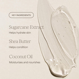 Flacon de Gel Douche Caramel Vanille RAW SUGAR ouvert