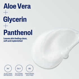 Flacon de gel douche Cetaphil Ultra Doux avec étiquette