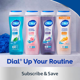 Flacon de Gel Douche Dial 3-en-1 recyclé