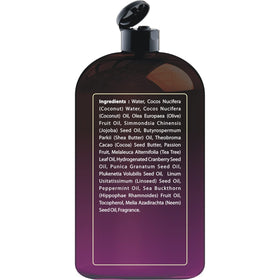Flacon de gel douche First Botany 458g avec étiquette détaillée