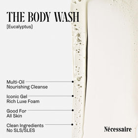 Flacon de Gel Douche Nécessaire Eucalyptus avec pompe