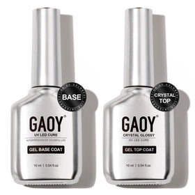 Flacon de gel top coat GAOY 16ml vue de face