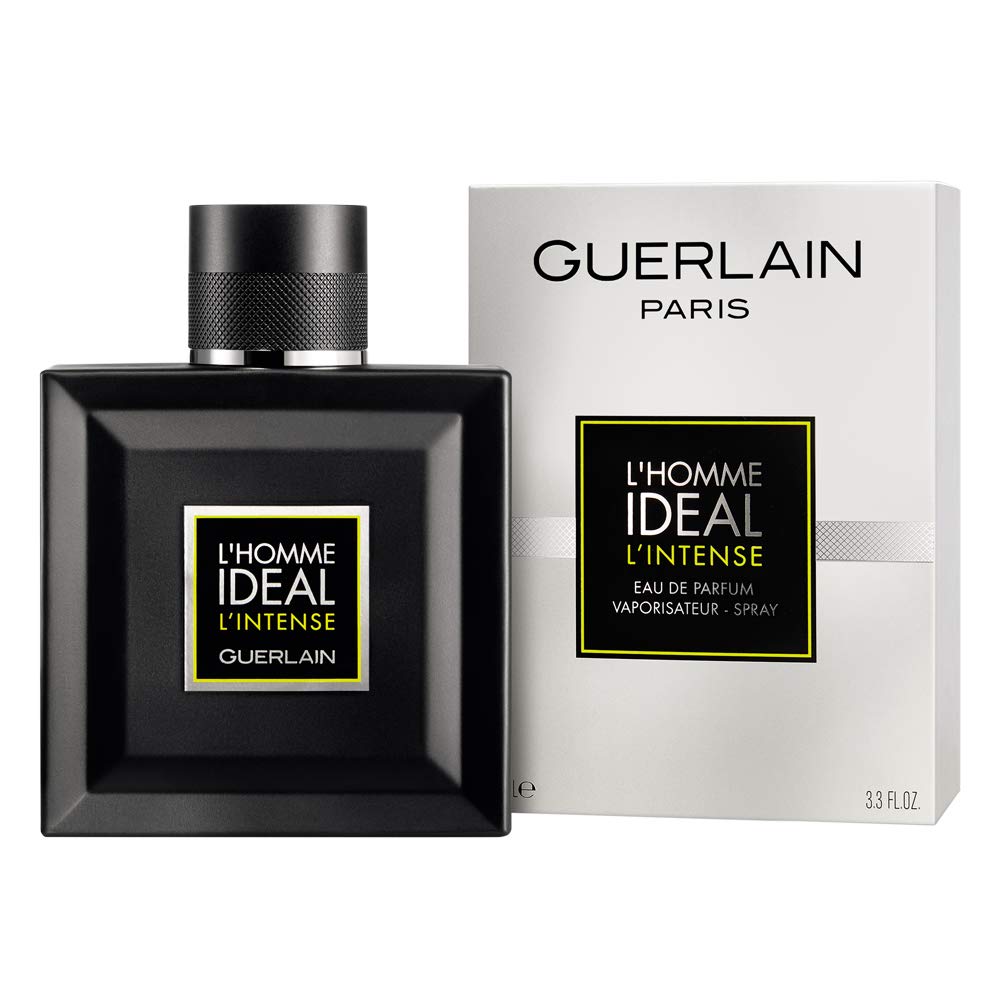 Flacon de Guerlain L'Homme Idéal L'Intense avec son design élégant