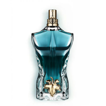 Flacon de Jean Paul Gaultier Le Beau Eau de Toilette 125 ml avec feuille de vigne dorée