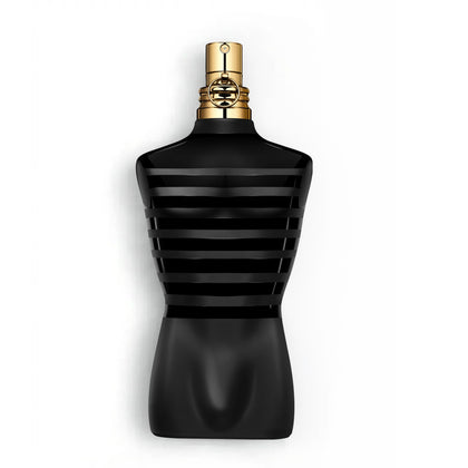 Flacon de Jean Paul Gaultier Le Male Le Parfum 125ml dans sa boîte en métal
