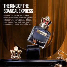 Flacon de Jean Paul Gaultier Scandal Pour Homme 50 ml avec bouchon doré