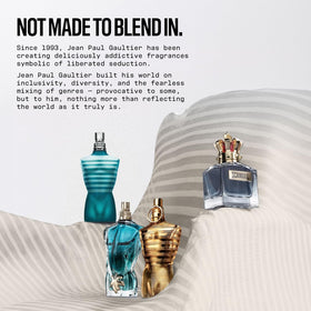 Flacon de Jean Paul Gaultier Scandal Pour Homme en situation lifestyle