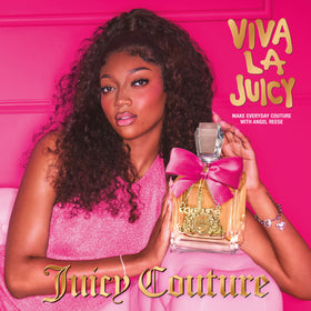 Flacon de Juicy Couture Viva La Juicy avec fond floral